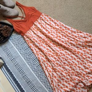 🌼Small/Medium - Target - Orange Maxi Dress🌼